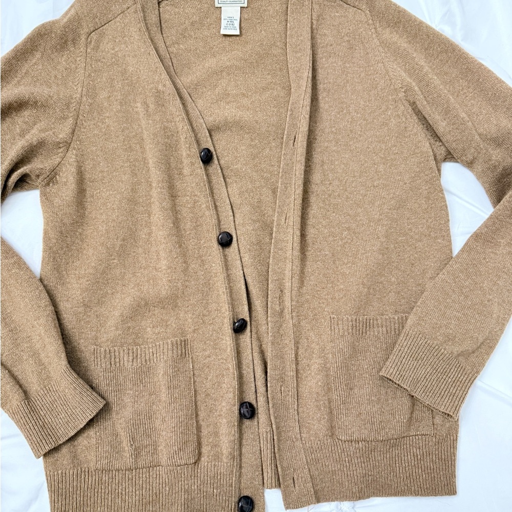 L.L. Bean Men’s Brown Cardigan Sweater
